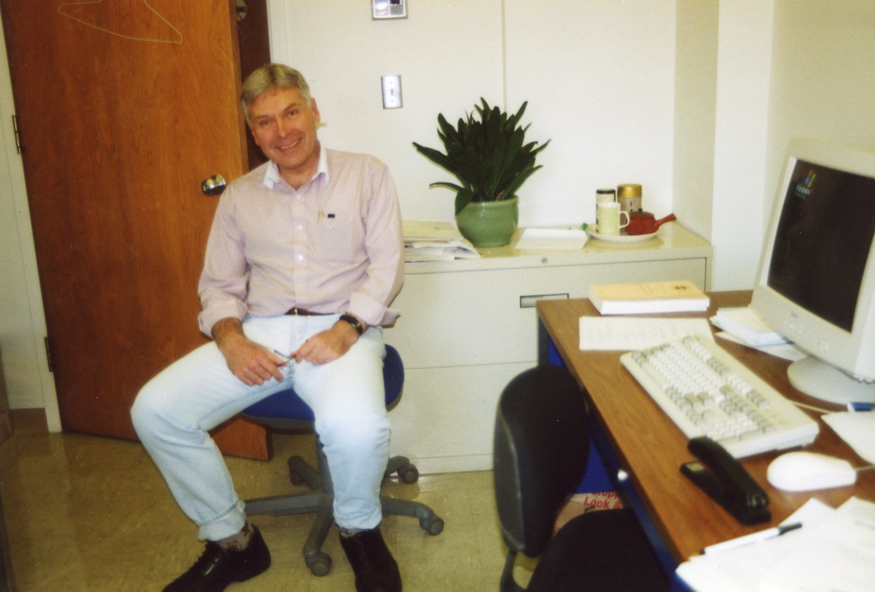 Peter in office UCD